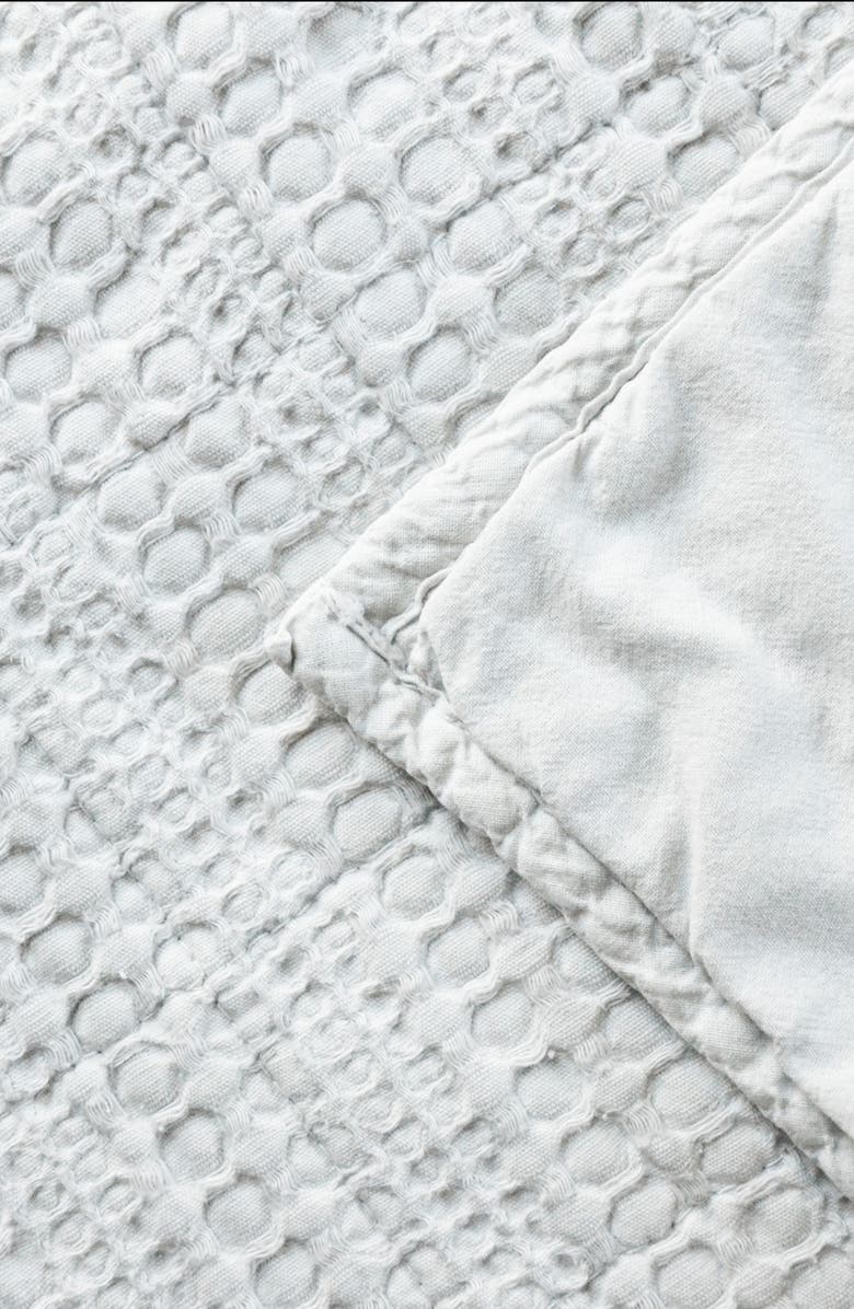 Woven & Weft Waffle Weave 3-Piece Quilt Set, Alternate, color, Light Grey