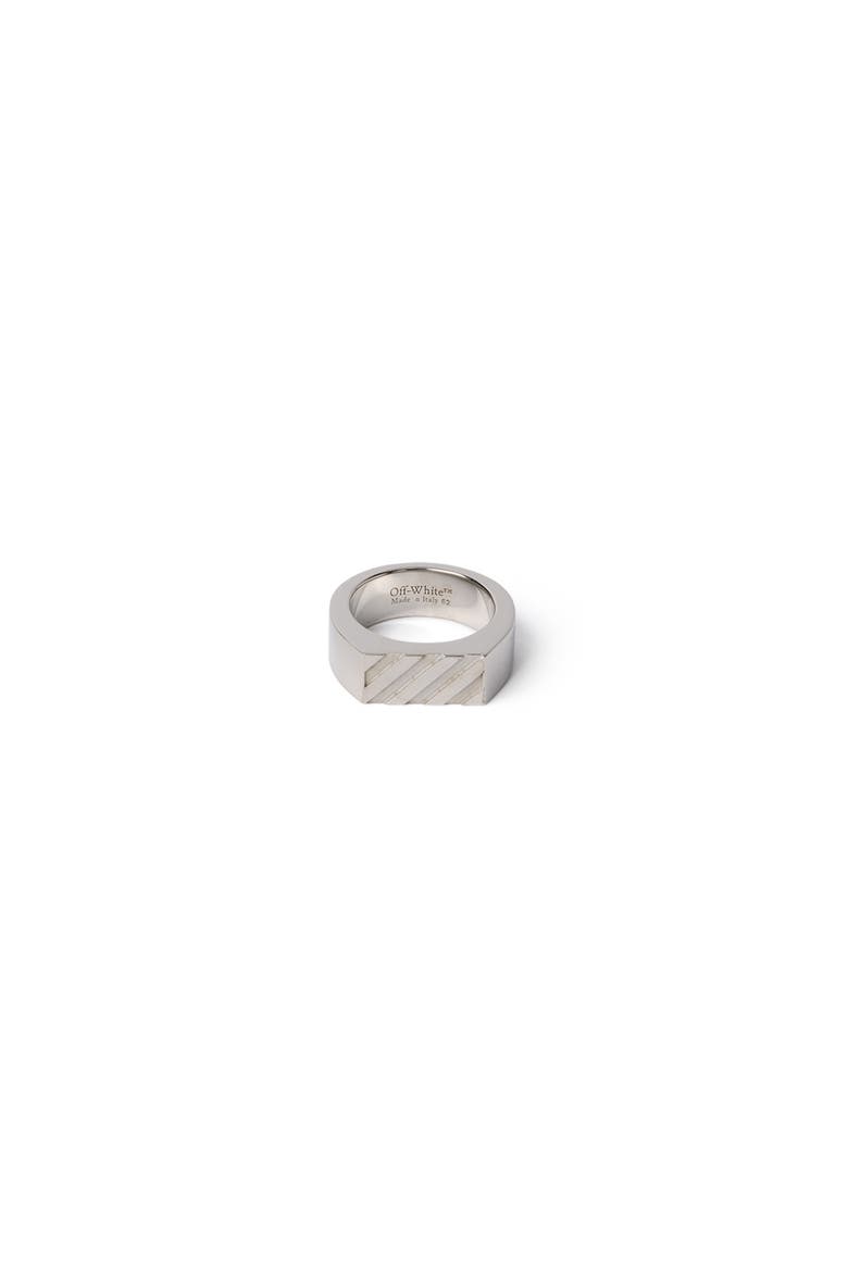 Diag Band Ring, Main, color, Silver