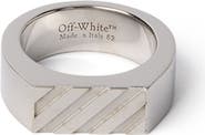 Off-White Diag Band Ring