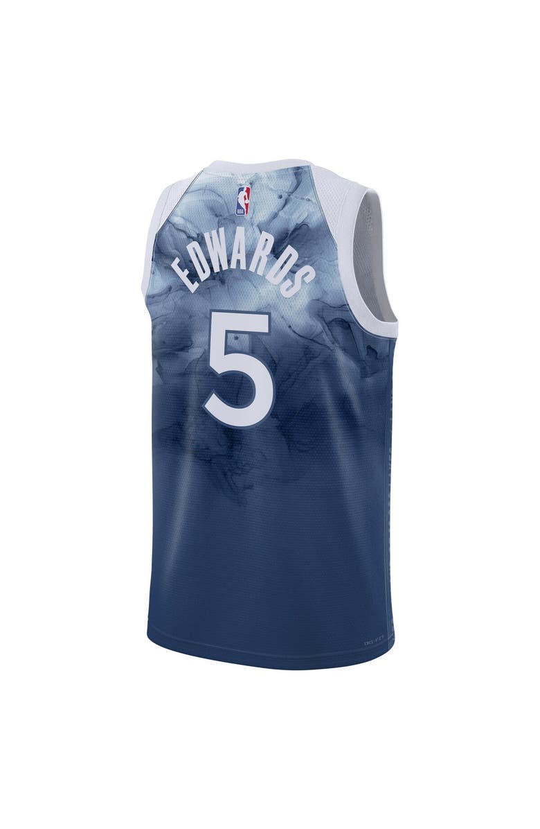 Nike Youth Nike Anthony Edwards Blue Minnesota Timberwolves 2023/24 Swingman Replica Jersey - City Edition, Alternate, color, 