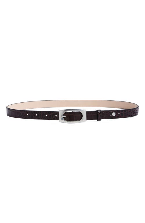 Rag & Bone Rory Leather Belt In Black