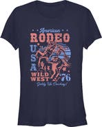 Lost Gods Juniors Lost Gods American Rodeo Wild West T Shirt