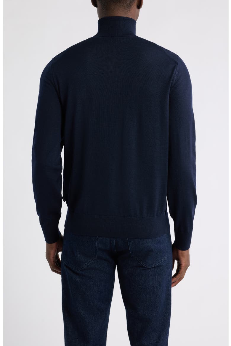 Musso Virgin Wool Turtleneck Sweater, Alternate, color, DARK BLUE