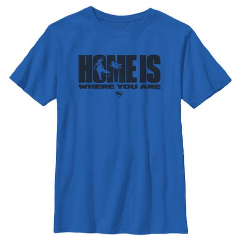 Boy's Supergirl Home Is Where You Are  Graphic T-Shirt