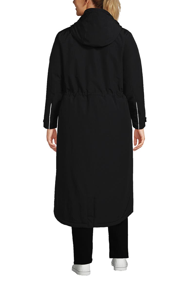 Plus Size Squall Waterproof Insulated Winter Stadium Maxi Coat, Alternate, color, Black