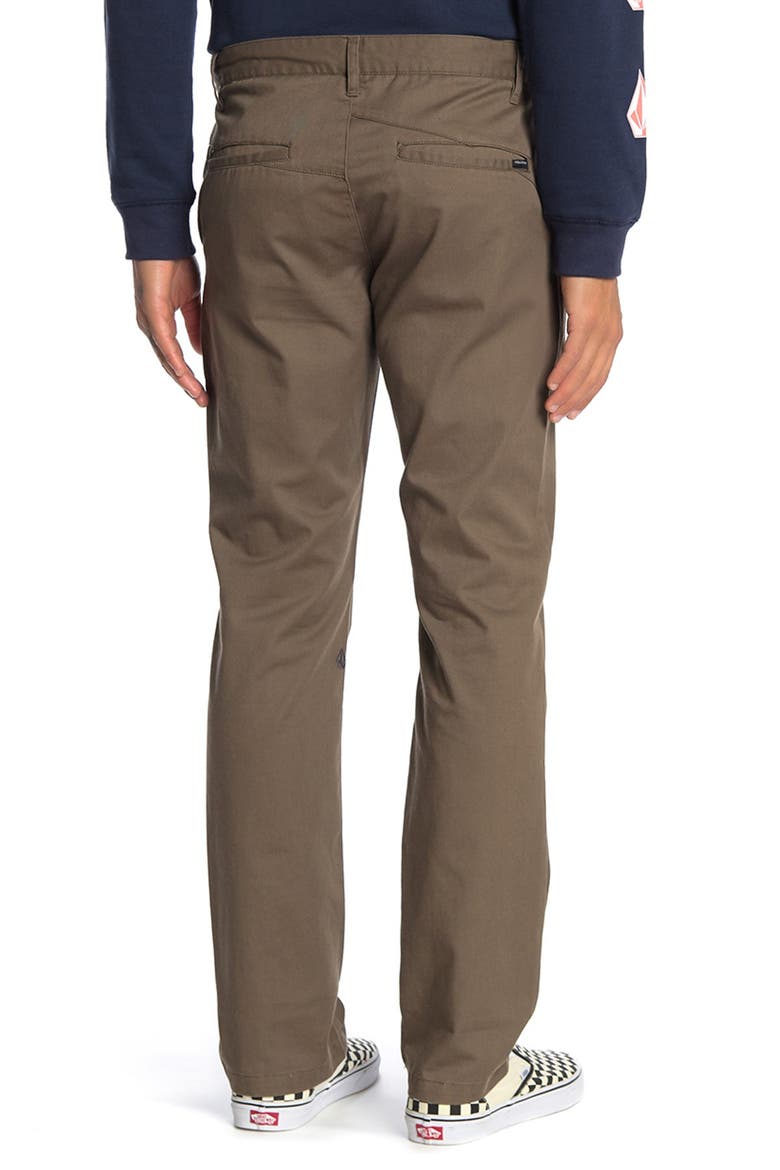 Vmonty Straight Leg Stretch Chinos, Alternate, color, MUSHROOM