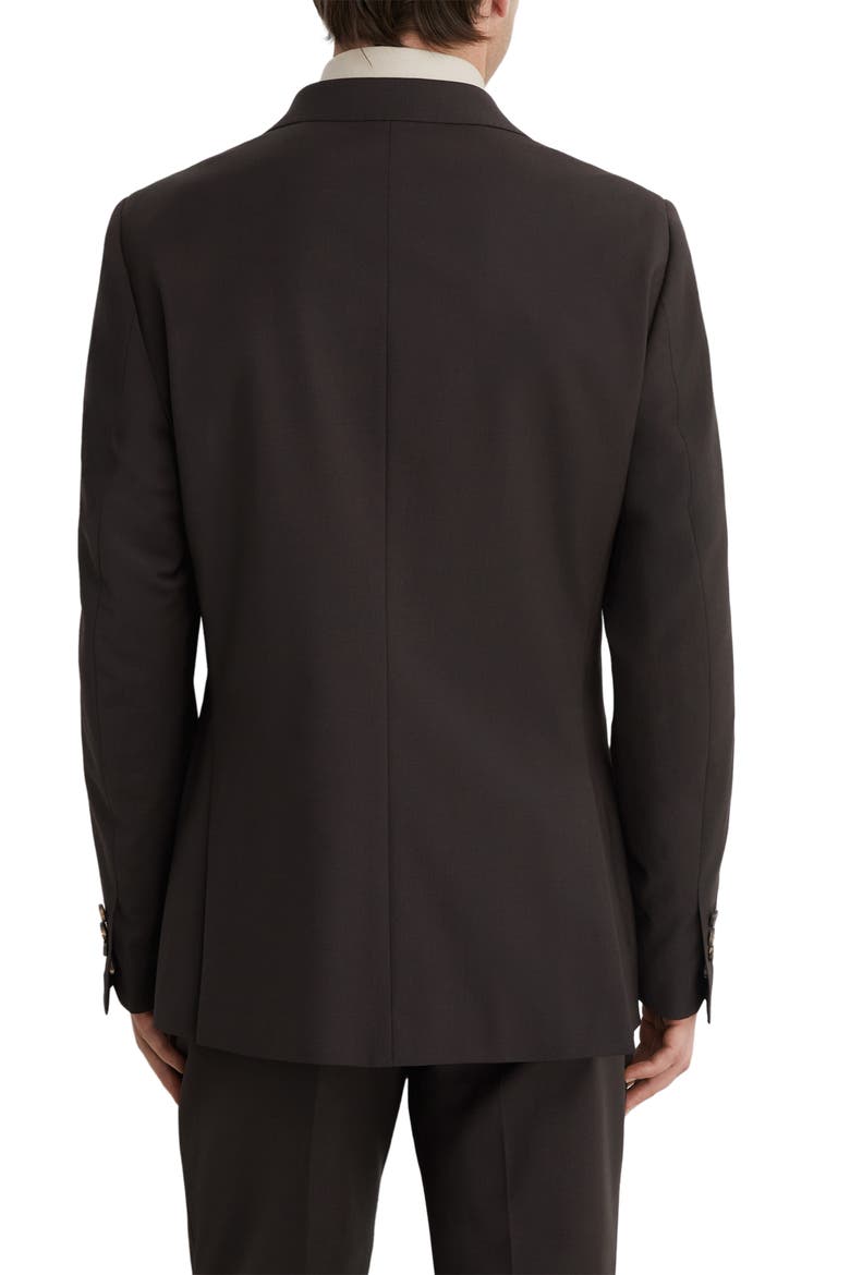 Dream Tailored Fit Double Breasted Blazer, Alternate, color, CHOCOLATE BROWN