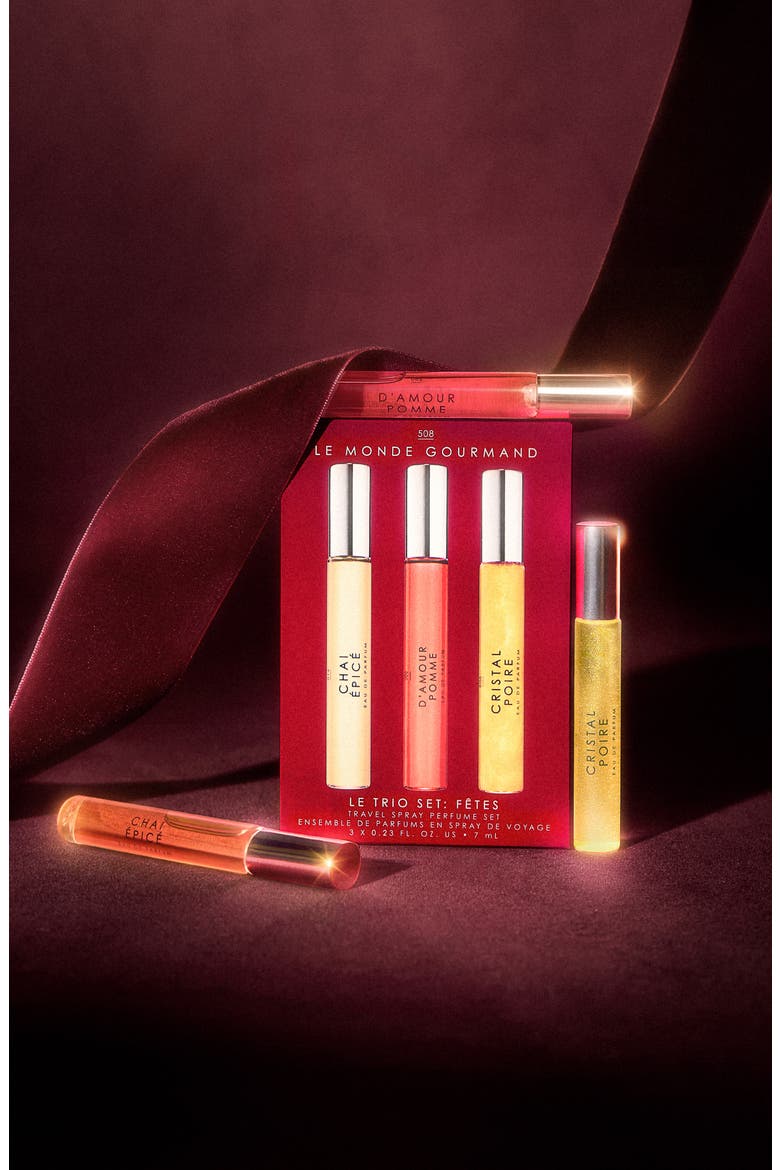 Le Trio Set Fêtes Travel Spray Perfume Set, Alternate, color, NO COLOR
