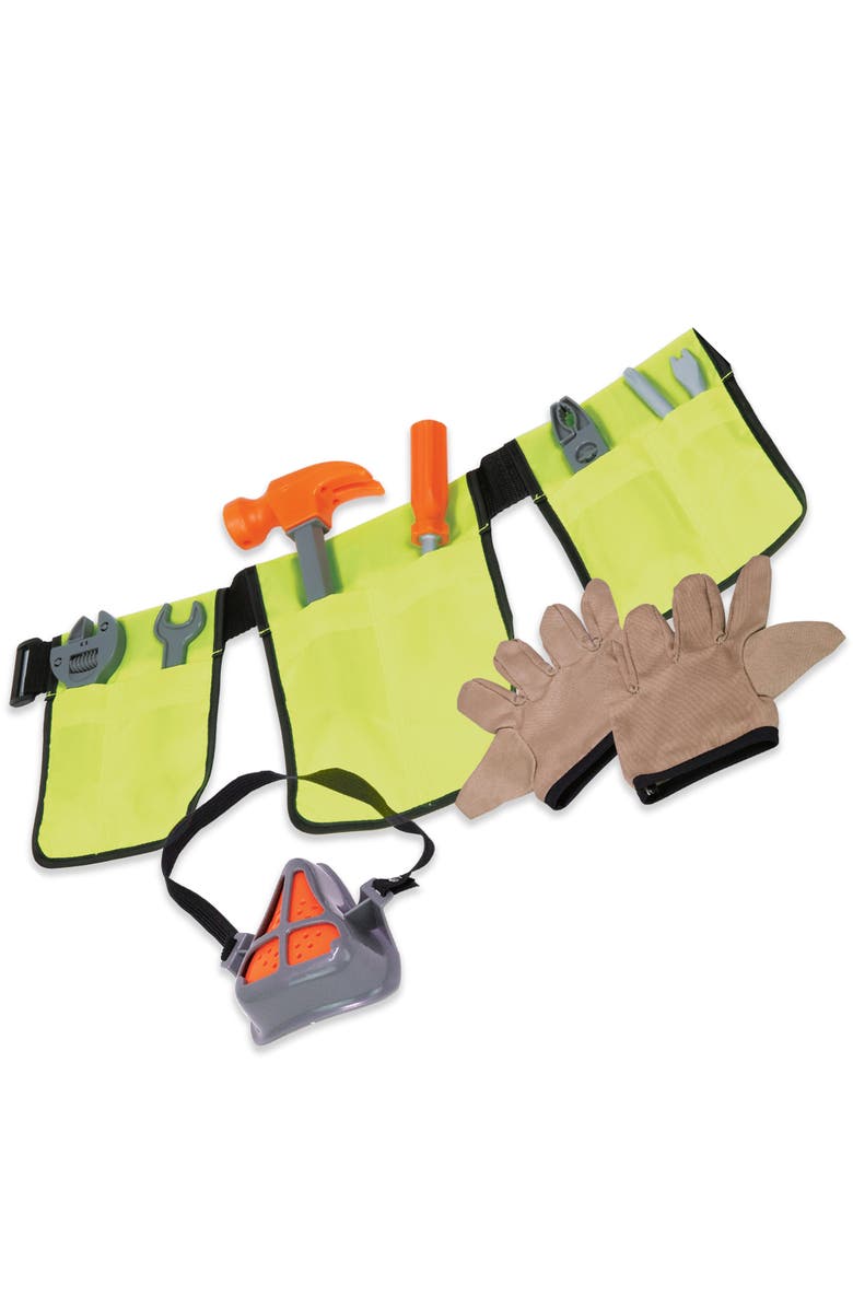 Playful Minds Construction Worker Set, 12 Piece Costume, Ages 3+, Alternate, color, 