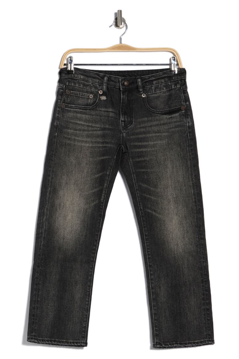 Tobi Crop Boyfriend Jeans, Alternate, color, KENNET BLACK STRETCH