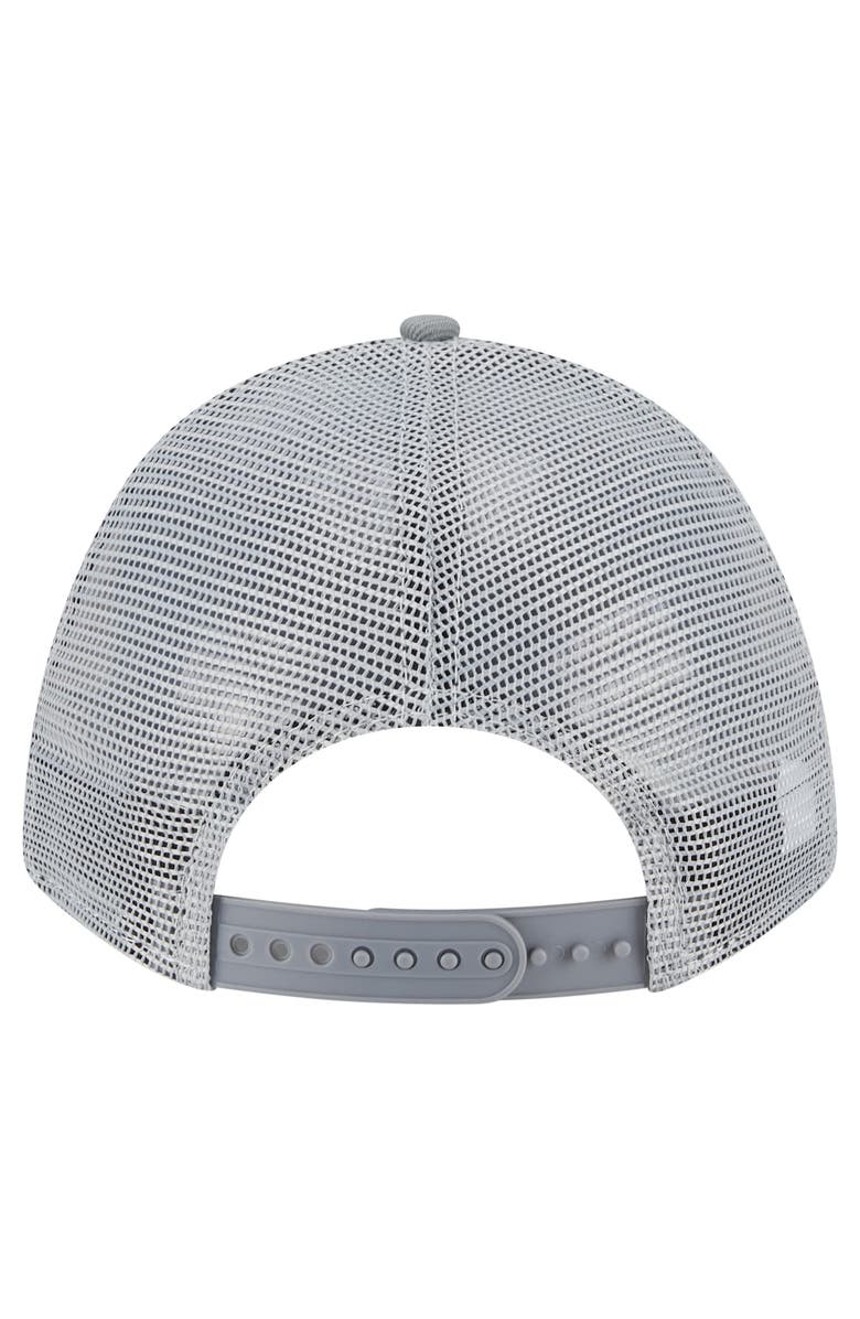 New Era Men's New Era Gray Boston Red Sox Color Pack A-Frame 9FORTY Trucker Adjustable Hat, Alternate, color,