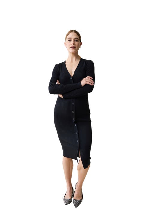 The Close Knit Midi Maternity Sweater Dress