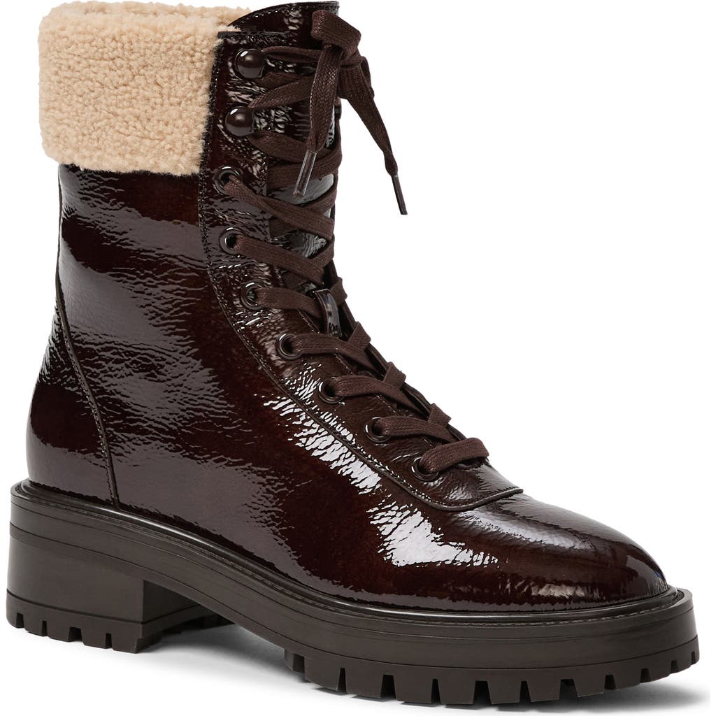 Paige Briar Faux Shearling Bootie In Multi