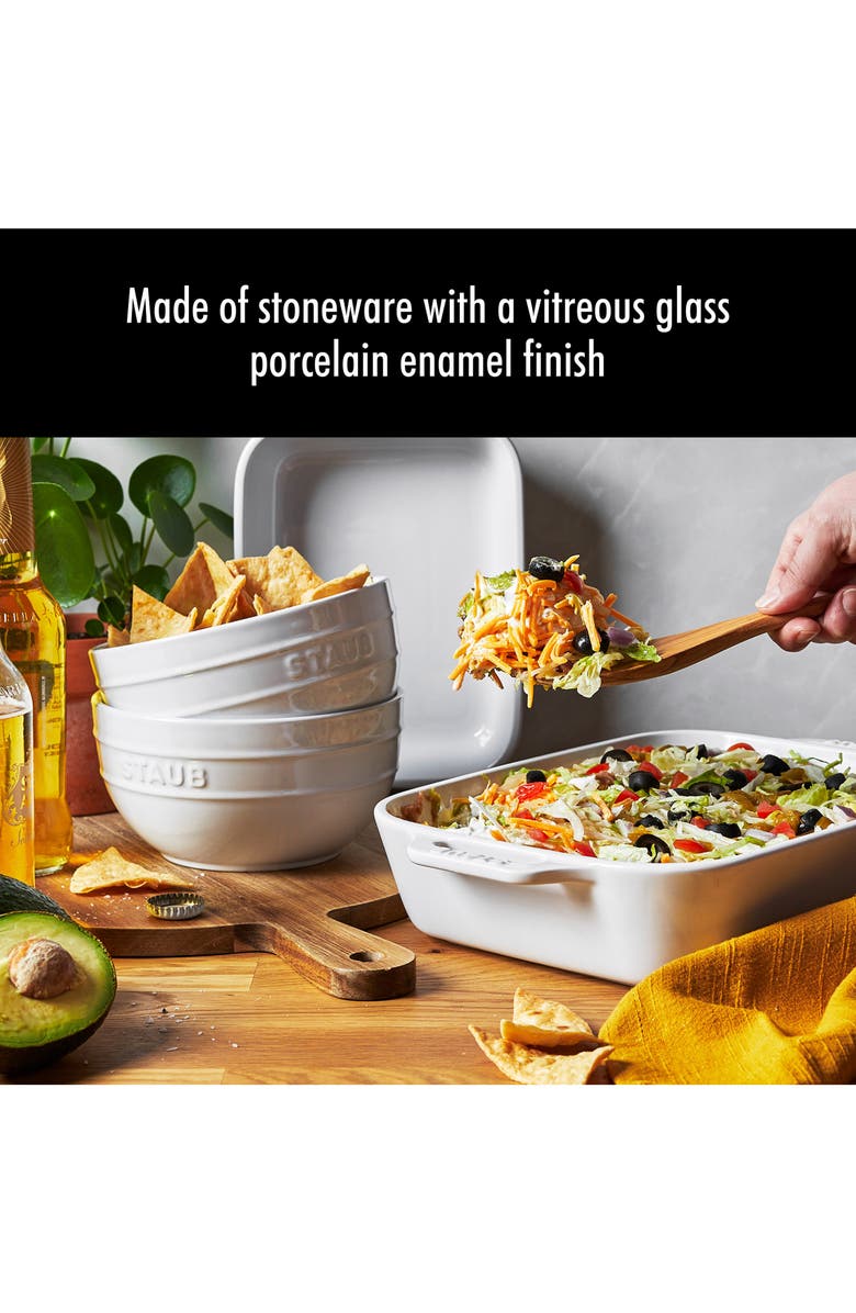 Staub 4-Piece Ceramic Baking Dishes, Alternate, color, 