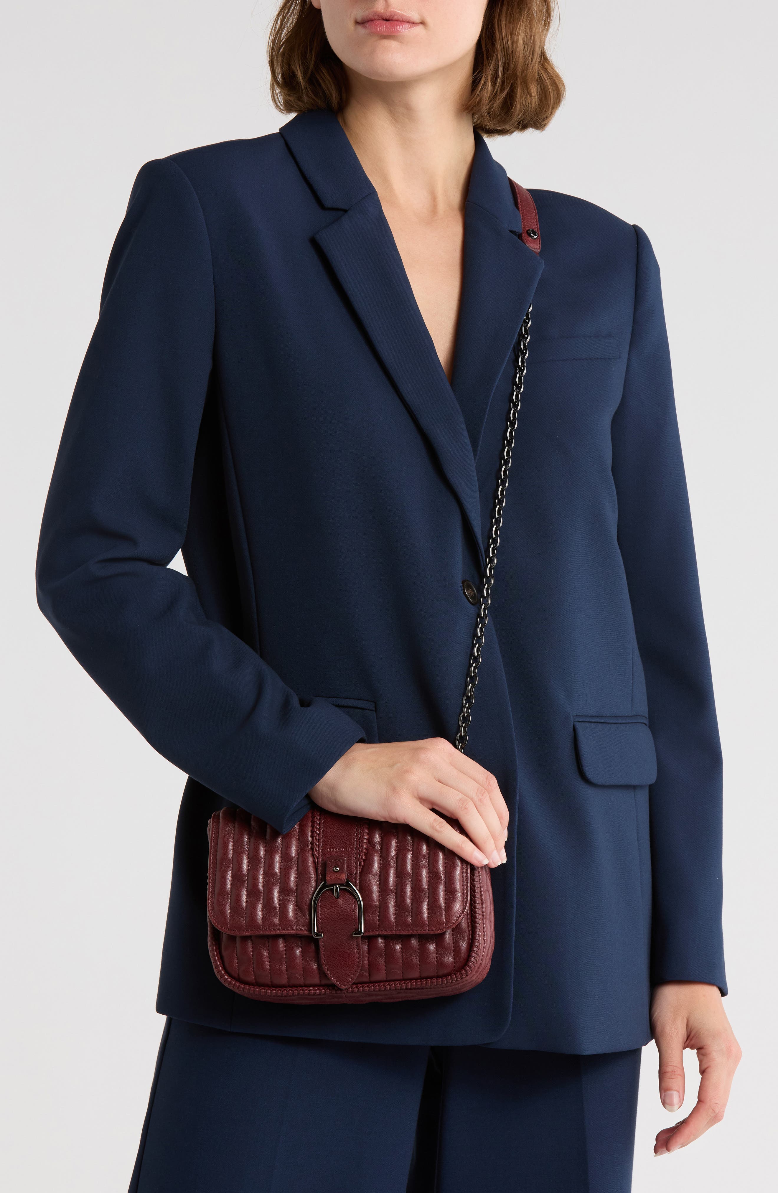 X-Small Crossbody Bag, Alternate, color, BRANDY