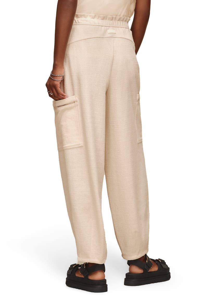 Arisbeth Barrel Pants, Alternate, color, CREAM