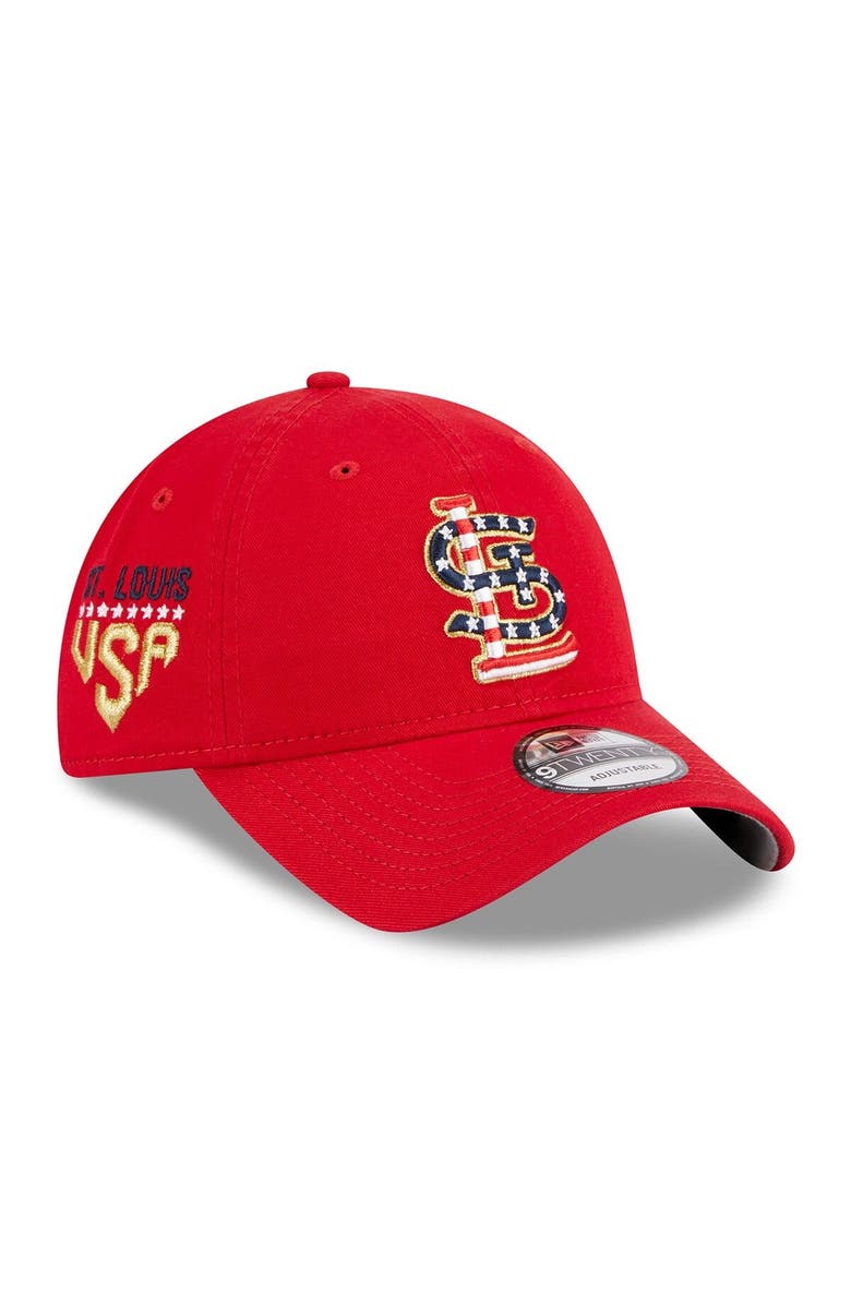 New Era Men's New Era  Red St. Louis Cardinals 2023 Fourth of July 9TWENTY Adjustable Hat, Main, color, 