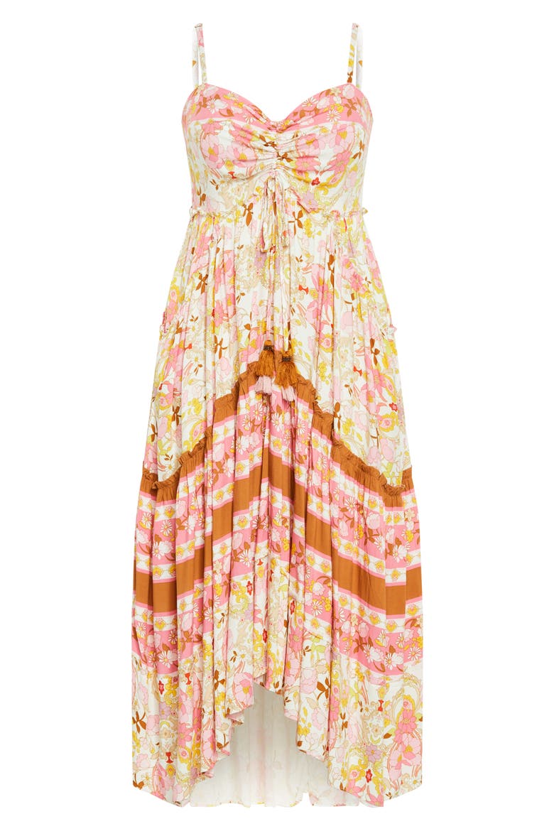 Lilah Love Floral Maxi Dress, Alternate, color, IVORY FREE SPIRIT