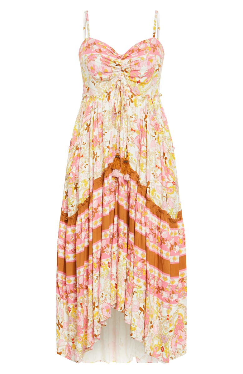City Chic Lilah Love Floral Maxi Dress, Alternate, color, 