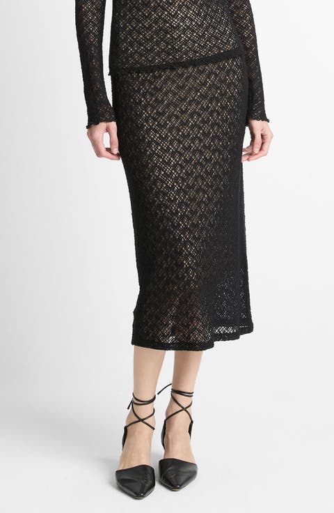 Lace Midi Skirt