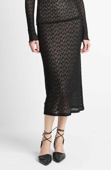 Vince Lace Midi Skirt