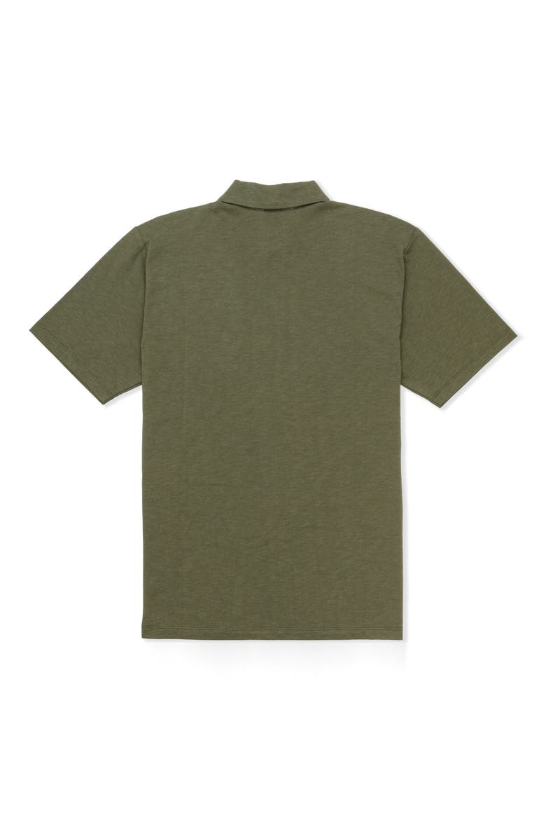 Icon Slub Polo, Alternate, color, OLIVE