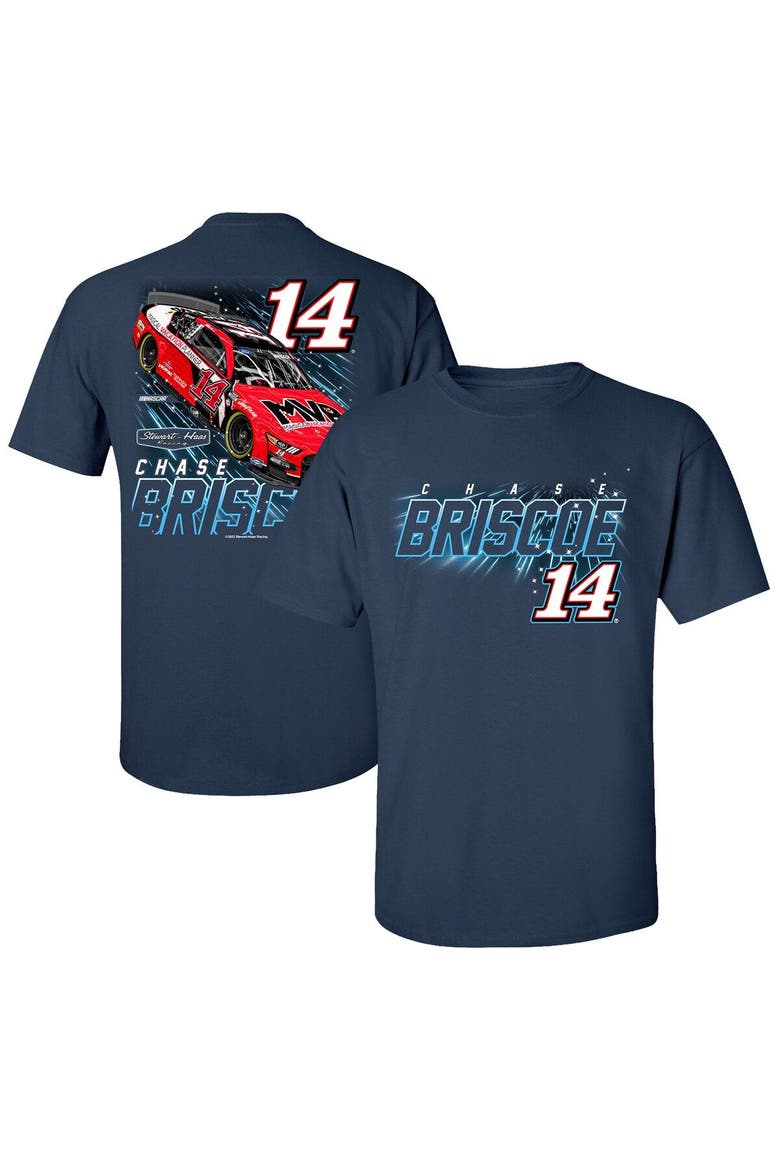 Men's Stewart-Haas Racing Team Collection Navy Chase Briscoe MPV Car T-Shirt, Main, color, Navy