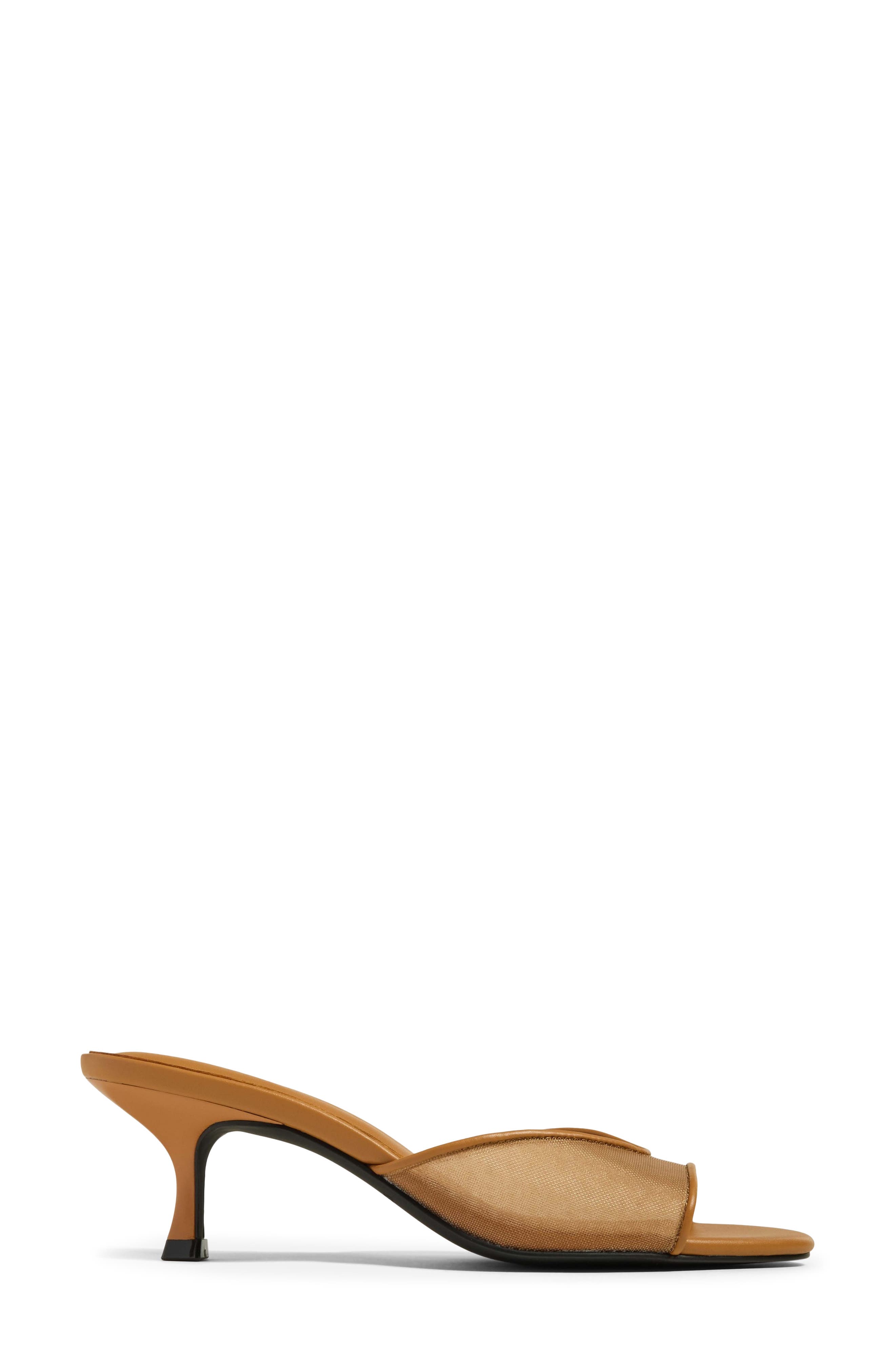 Opal Mesh Open Toe Sandal, Alternate, color, WHISKEY