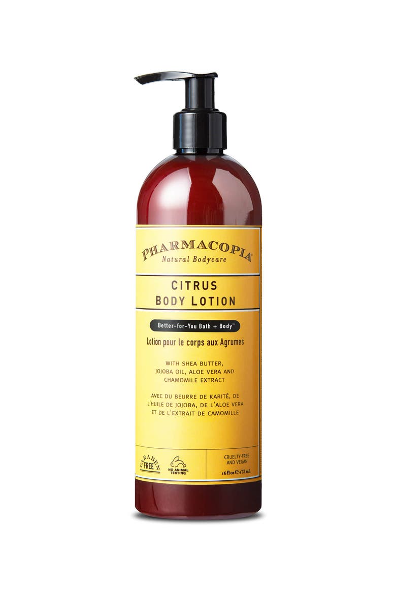 Citrus Body Lotion - Energizing Aromatherapy, Main, color, White