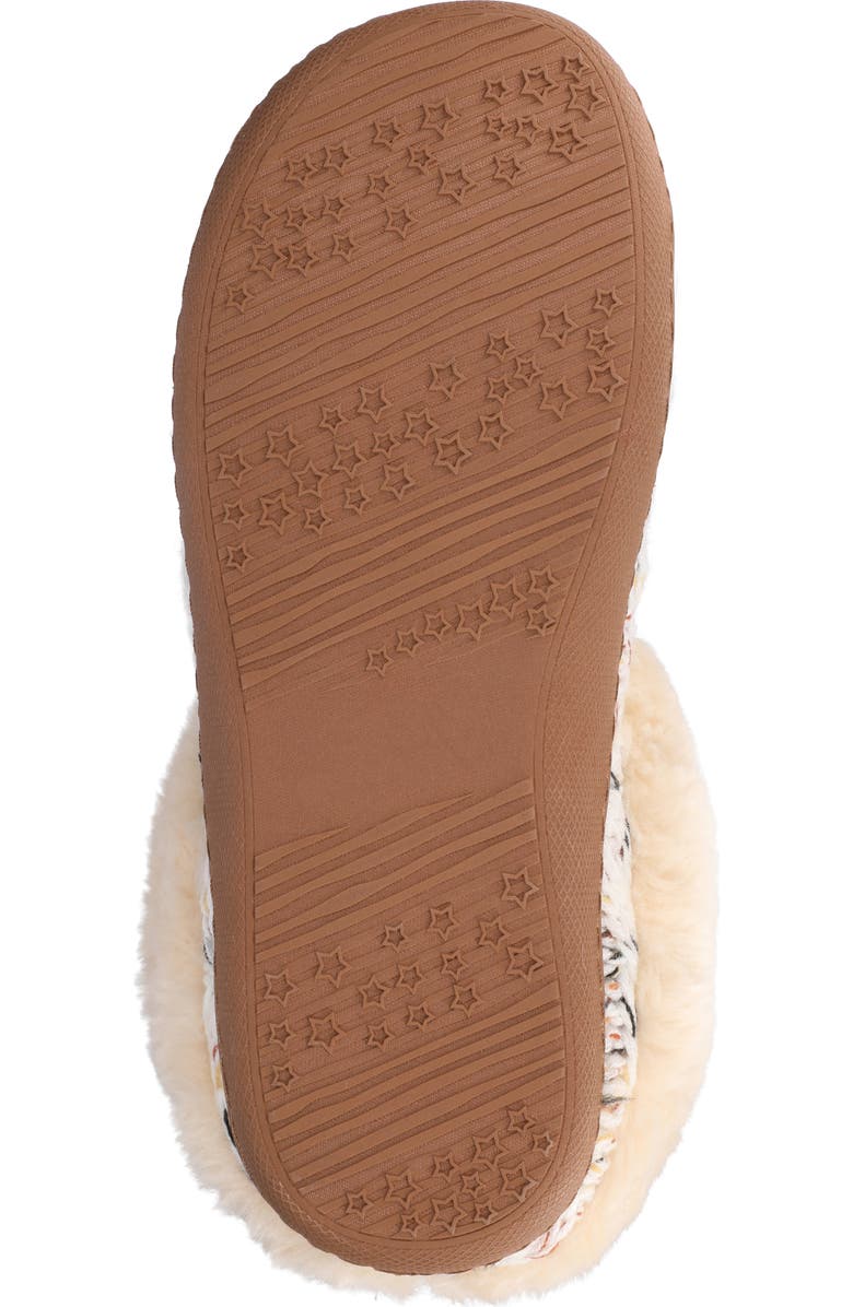 Journee Collection Adiah Faux Fur Trim Slipper, Alternate, color, Beige