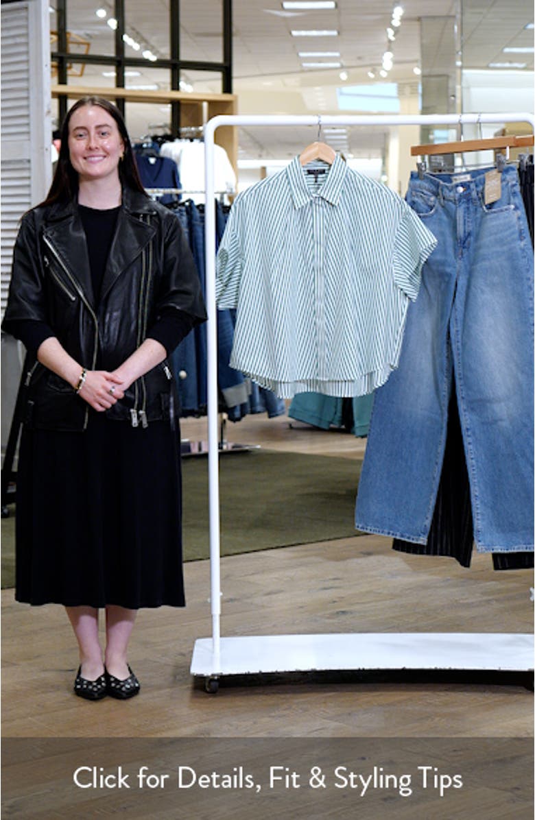 Martha Stripe Poplin Shirt, sales video thumbnail