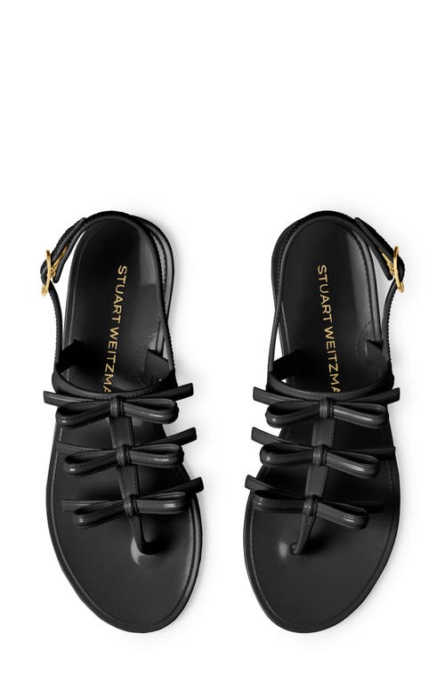 Stuart Weitzman Felicity Jelly Sandal In Black