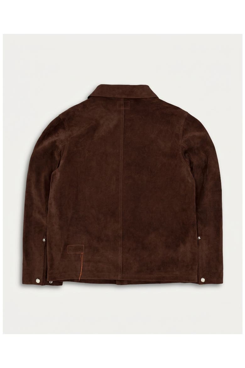 Welder Suede Jacket, Alternate, color, Dark Brown