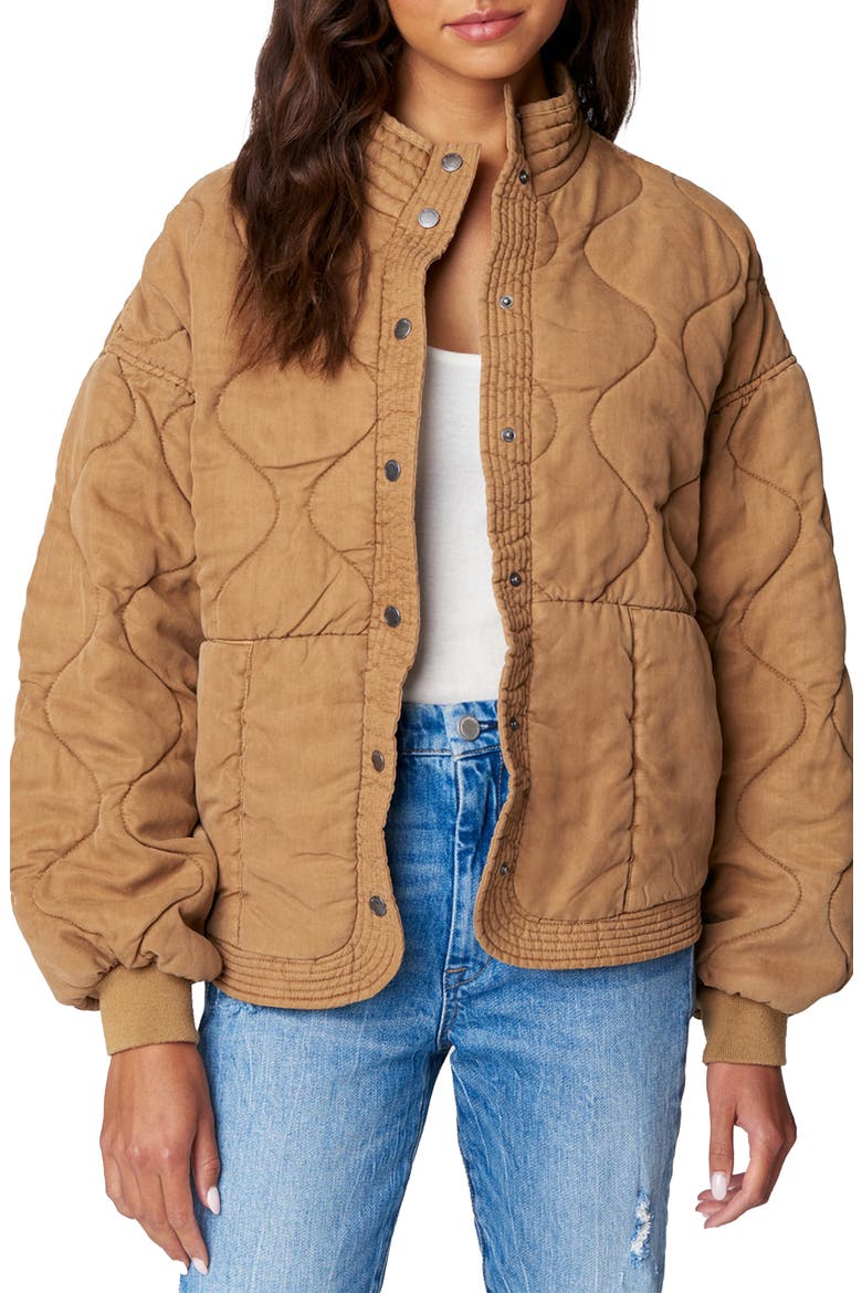 Quilted Jacket, Main, color, CHAI TEA