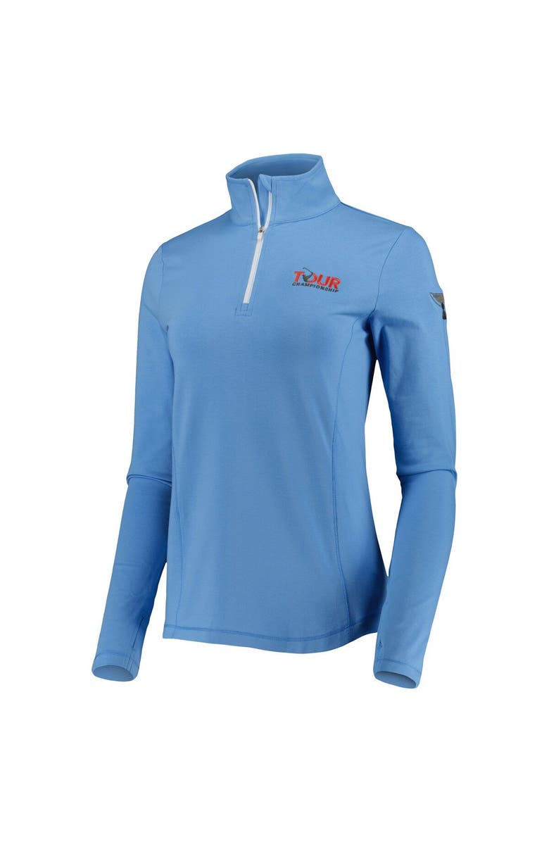 tasc Performance Women's tasc Performance Light Blue TOUR Championship Recess Quarter-Zip Sweatshirt, Alternate, color, Light Blue