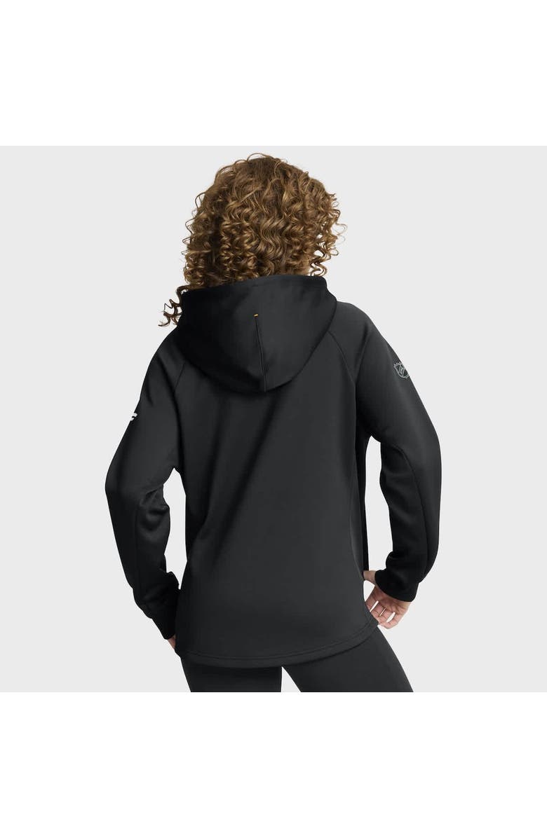 FANATICS Women's Fanatics Black Boston Bruins Authentic Pro Rink Raglan Full-Zip Hoodie, Alternate, color, Black