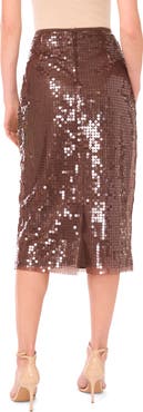 Halogen® Paiette Sequin Pencil Skirt