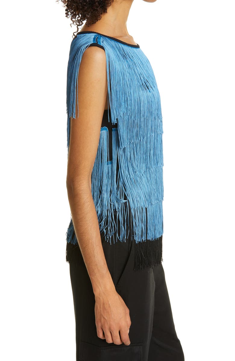 Haute Hippie Fringe Sleeveless Top, Alternate, color,