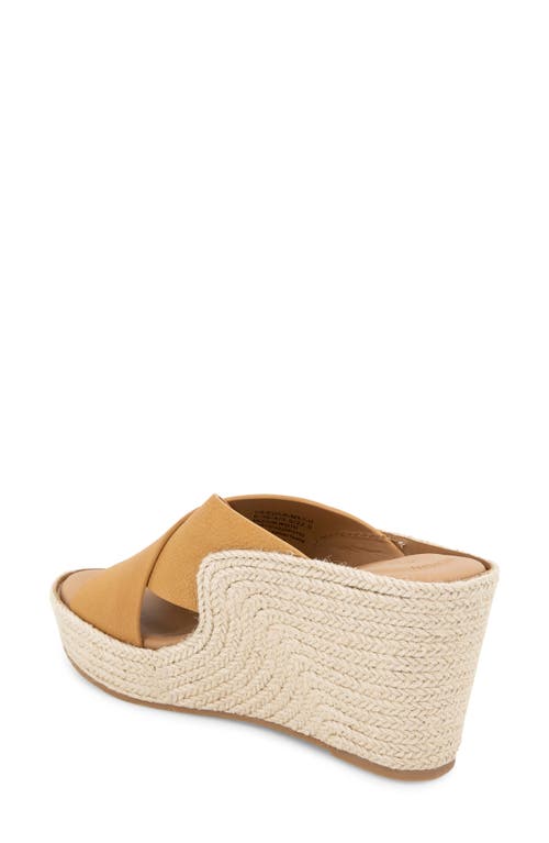 GENTLE SOULS BY KENNETH COLE GENTLE SOULS PORTO ESPADRILLE PLATFORM WEDGE SLIDE SANDAL 