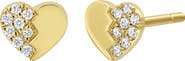 Bony Levy BL Icon Diamond Heart Earrings