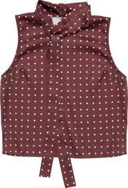 DELUC Justin Sleeveless Satin Top