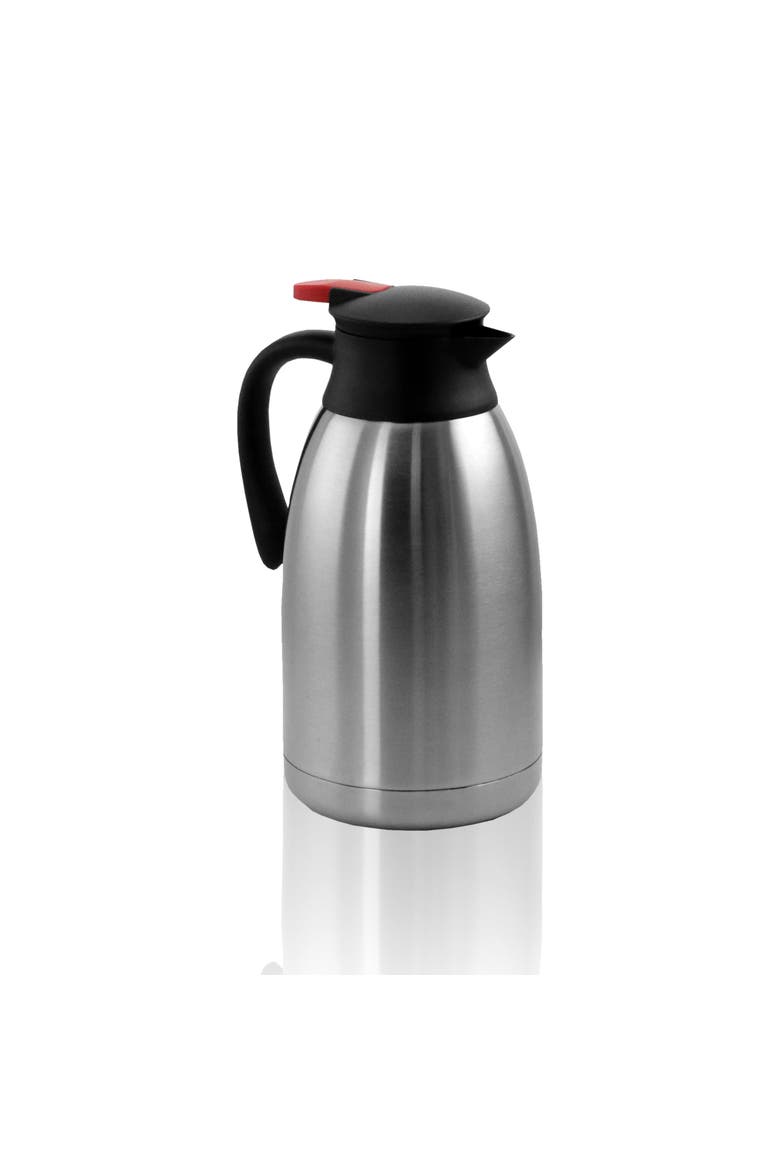 2.11 Quart Stainless Steel Thermal Beverage Carafe for Coffee and Tea, Alternate, color, Silver