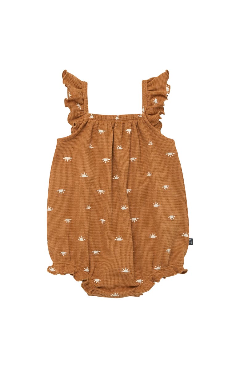 Modern Moments<sup>™</sup> by Gerber Bubble Romper, Main, color, Brown Sun