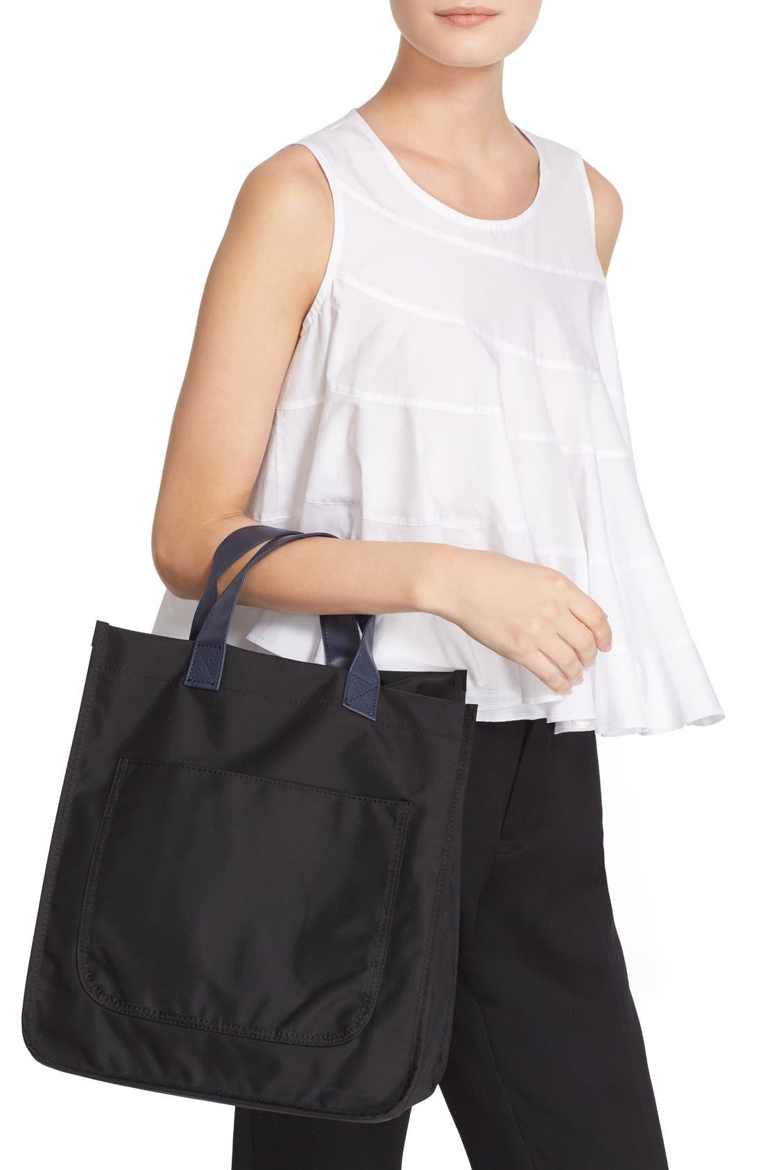 Tao Comme des Garçons Tricot Comme des Garçons Large Nylon Tote, Alternate, color, 