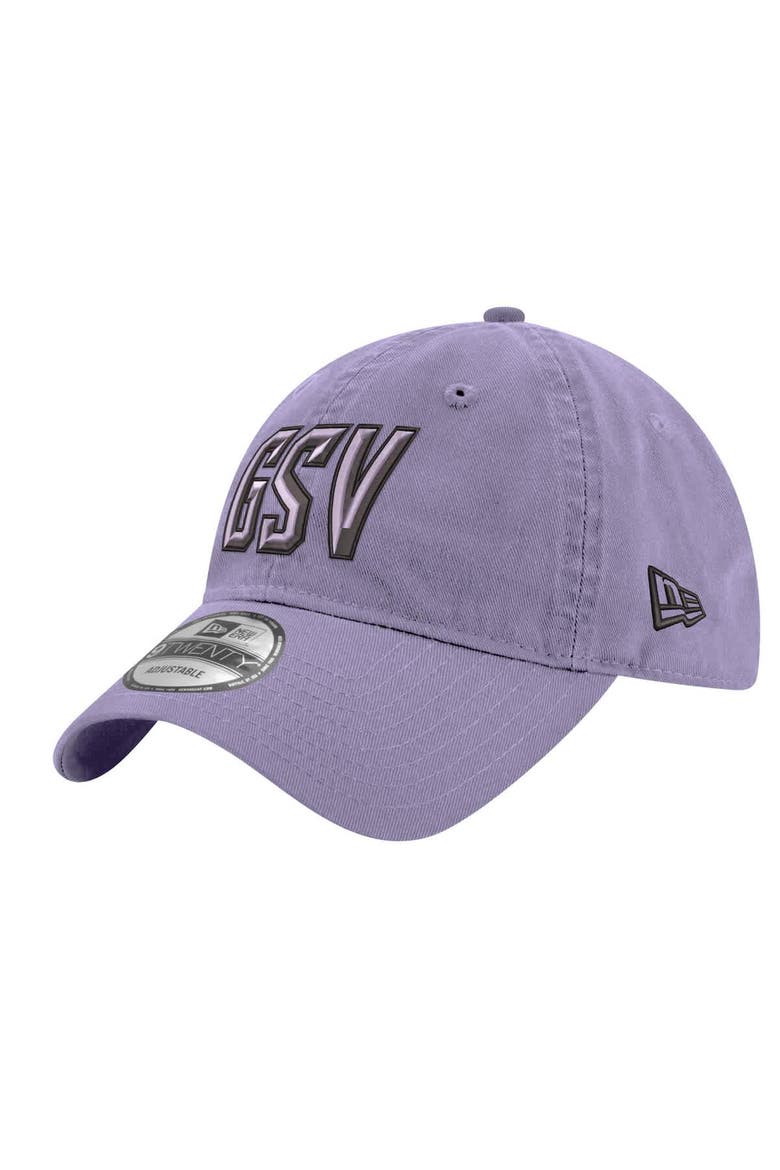 Unisex New Era Violet Golden State Valkyries Core 9TWENTY Adjustable Hat, Main, color, Violet