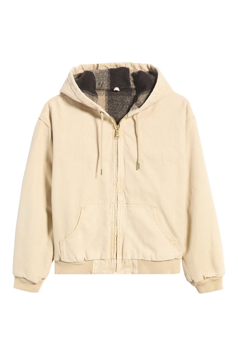 Petrol Hooded Canvas Jacket, Main, color, KAHAKAI