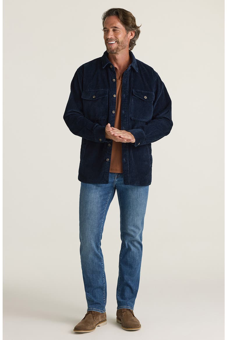 Corduroy Overshirt, Alternate, color, NAVY