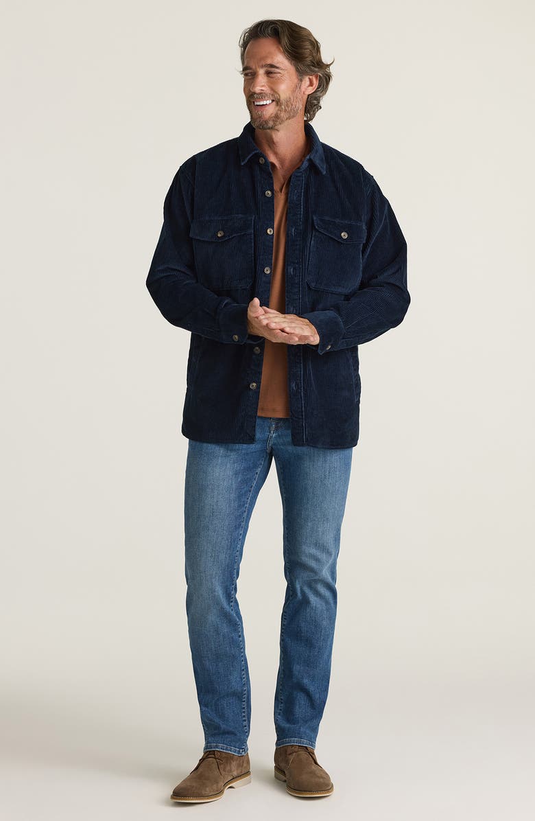 34 Heritage Corduroy Overshirt, Alternate, color, Navy