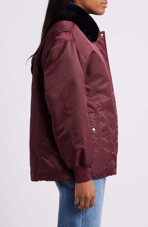 BLANKNYC BLANKNYC FAUX FUR COLLAR JACKET