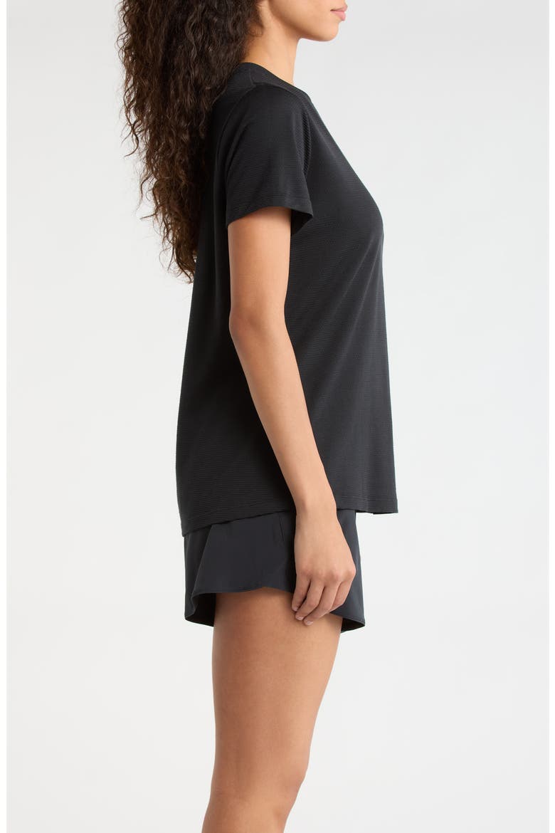 Active Mesh Short Sleeve T-Shirt, Alternate, color, BLACK